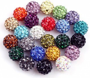 Színes Shamballa gyöngyök